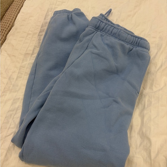 TNA Pants - Aritzia TNA cozy mega fleece in blue XXS